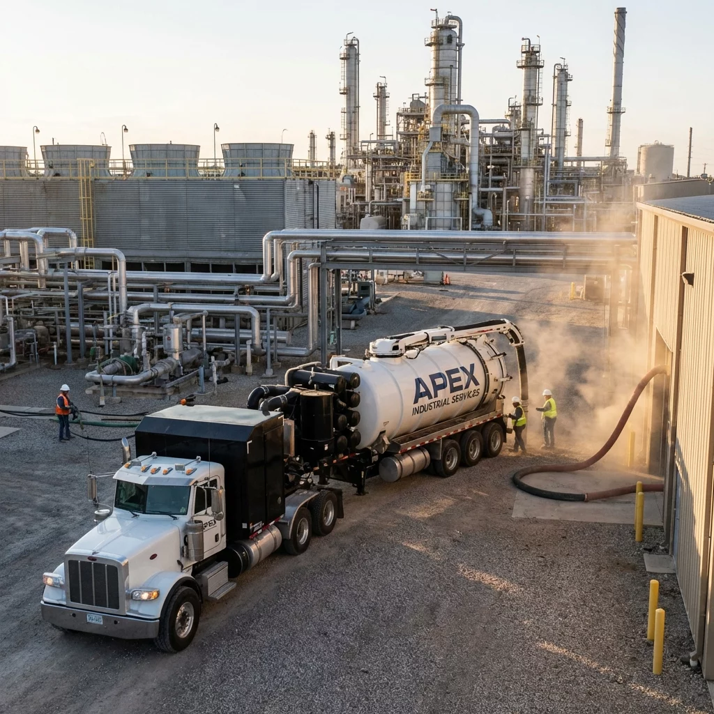 Hút hầm cầu công nghiệp nhà máy